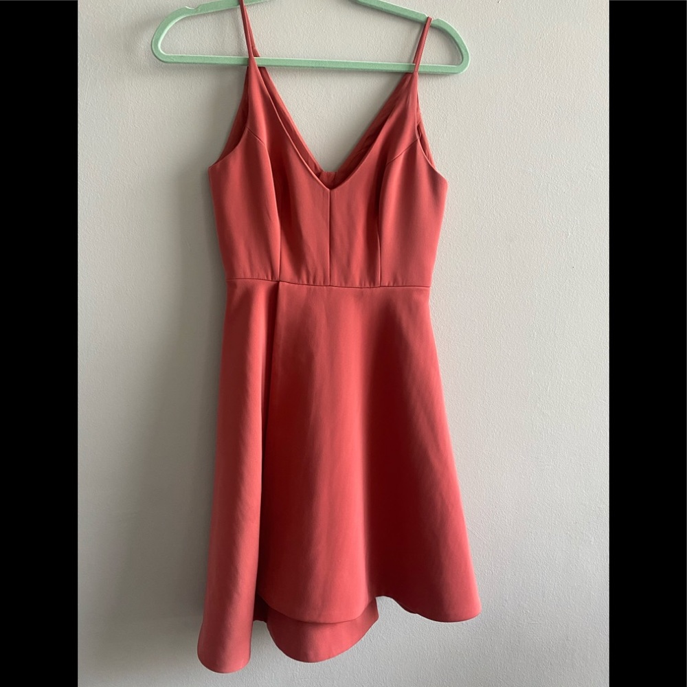 Keepsake dress in coral xs